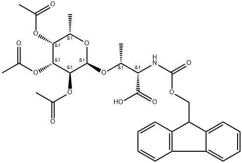 N-芴甲氧羰基-O-beta-(2,3,4-三-O-乙?；?alpha-L-吡喃巖藻糖基)-L-蘇氨酸