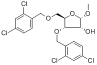 1-甲基-3,5-二-O-(2,4-二氯芐基)-alpha-D-呋喃核糖