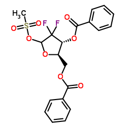 2-脫氧-2,2-二氟-D-呋喃核糖基-3,5-二甲苯酰基-1-甲磺酸酯(β型)