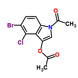 1-乙?；?5-溴-4-氯吲哚-3-乙酸酯