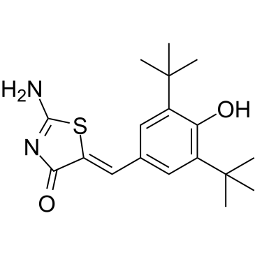 (5Z)-2-氨基-5-[(4-羥基-3,5-二叔丁基苯基)亞甲基]-1,3-噻唑-4-酮