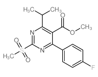 4-(4-氟苯基)-6-異丙基-2-（甲基磺?；┼奏?5-羧酸甲酯