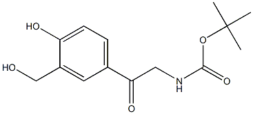 Carbamic acid,N-[2-[4-hydroxy-3-(hydroxymethyl)phenyl]-2-oxoethyl]-,1,1,-dimethylethyl ester