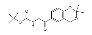 N-(2-(2,2-二甲基-4H-1,3-苯并二惡英-6-基)-2-氧代乙基)氨基甲酸叔丁酯