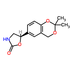 2-惡唑烷酮, 5-(2,2-二甲基-4H-1,3-苯并二氧-6-YL), (5R)-