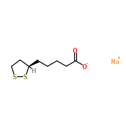 Sodium 5-[(3R)-1,2-dithiolan-3-yl]pentanoate