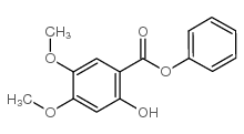 2-羥基-4,5-二甲氧基苯甲酸苯酯
