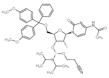 N-乙?；?5'-O-(4,4-二甲氧基三苯甲基)-2'-脫氧-2'-氟胞苷-3'-(2-氰基乙基-N,N-二異丙基)亞磷酰胺
