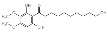 6-(10-羥基癸?；?-2,3-二甲氧基-5-甲酚