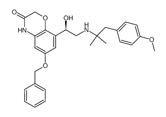 8-[(1R)-1-羥基-2-[[2-(4-甲氧基苯基)-1,1-二甲基乙基]氨基]乙基]-6-(芐氧基)-2H-1,4-苯并惡嗪-3(4H)-酮