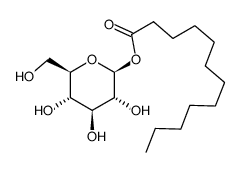 1-月桂酸-beta-D-吡喃葡萄糖酯