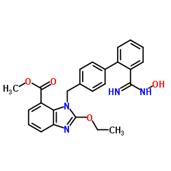 2-乙氧基-1-[[2'-[(羥基氨基)亞氨基甲基][1,1'-聯(lián)苯]-4-基]甲基]-1H-苯并咪唑-7-羧酸甲酯