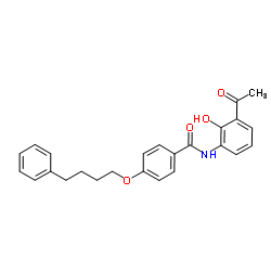 3-[4-(4-苯基丁氧基)苯甲酰基氨基]-2-羥基苯乙酮