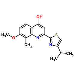 2-(4-異丙基噻唑-2-基)-7-甲氧基-8-甲基喹啉-4-醇