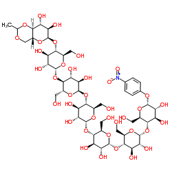 4,6-亞乙基-4-硝酚基-alpha-D-麥芽七糖苷