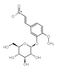 2-甲氧基-4-(2-硝乙烯基)苯基-beta-D-葡萄糖苷