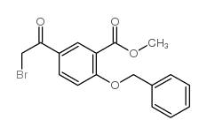 5-(2-溴乙?；?-2-芐氧基苯甲酸甲酯	