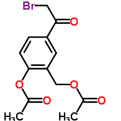 2-乙酰氧基-5-(2-溴乙?；?芐基乙酸酯	