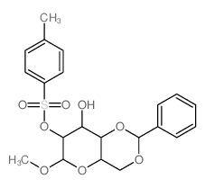 甲基-2-O-對(duì)甲基苯磺酰基-4,6-O-芐叉-alpha-D-吡喃葡萄糖苷