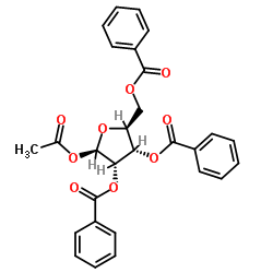 1-O-乙酰-2,3,5-三-氧-苯甲?；?beta-L-呋喃核糖
