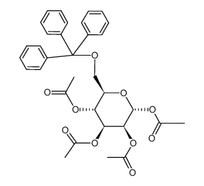 1,2,3,4-O-四乙酰基-6-O-三苯甲基-alpha-D-吡喃甘露糖