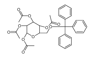 1,2,3,4-O-四乙?；?6-O-三苯甲基-beta-D-吡喃半乳糖