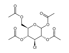 1,2,4,6-O-四乙酰基-3-氯-3-脫氧-D-吡喃葡萄糖