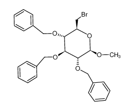 芐基-2,3,4-O-三芐基- 6-脫氧-6-溴-beta-D-吡喃葡萄糖苷