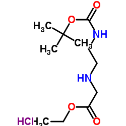 N-(Boc-氨基乙基)甘氨酸乙酯鹽酸鹽	