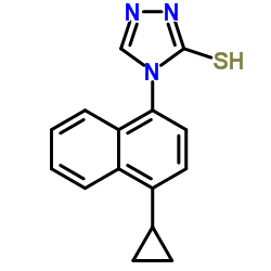 4-(4-環(huán)丙基萘-1-基)-4H-1,2,4-三唑-3-硫醇	